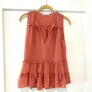 Alice + Olivia Coral Tank Top